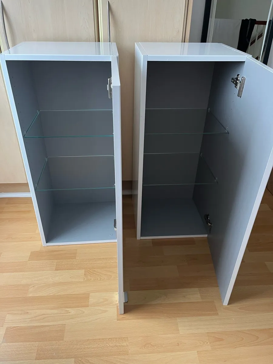 Gloss White Wall Cabinets - Image 2