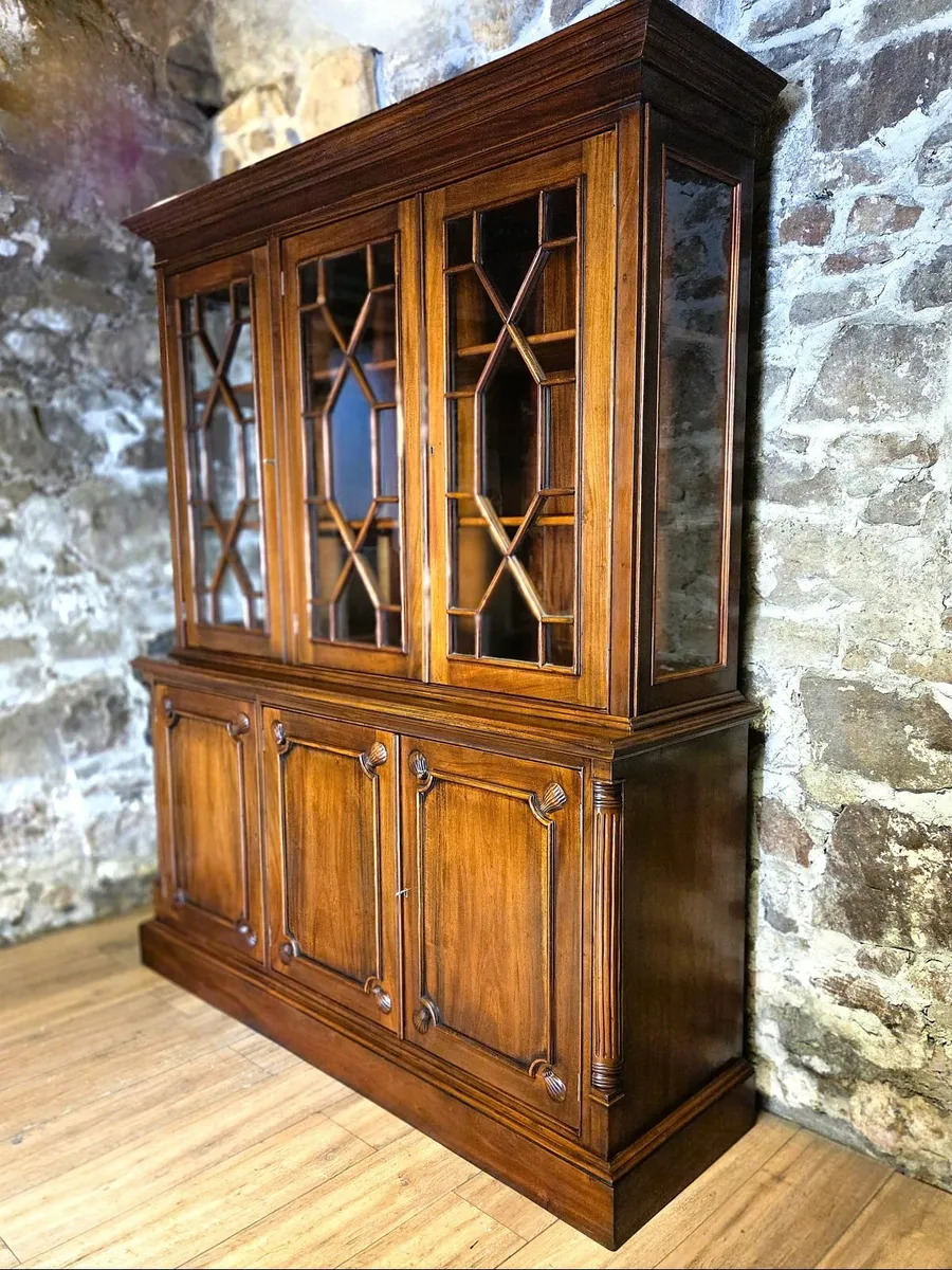 Large Mahogany Display Bookcase - Image 2