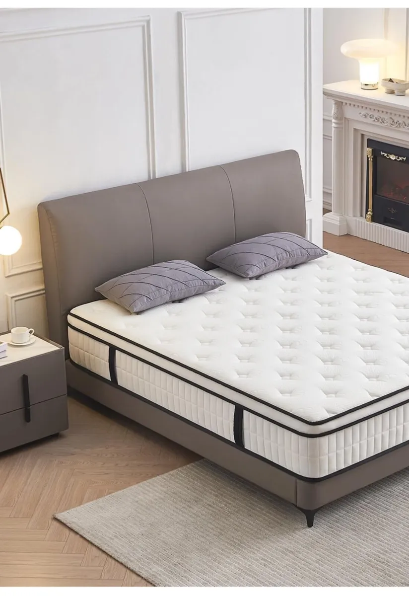 Hiepunos 5FT King Size Mattress, 10.2 INCH King Me - Image 1
