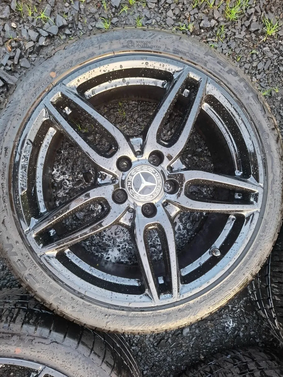 18" Genuine Mercedes Amg A, B, CLA Alloys with tyr - Image 4