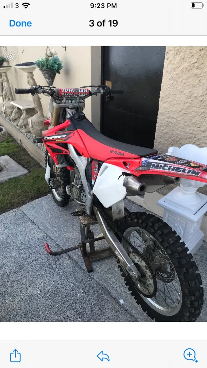 2007 Honda crf 250r twin  pipe - Image 2