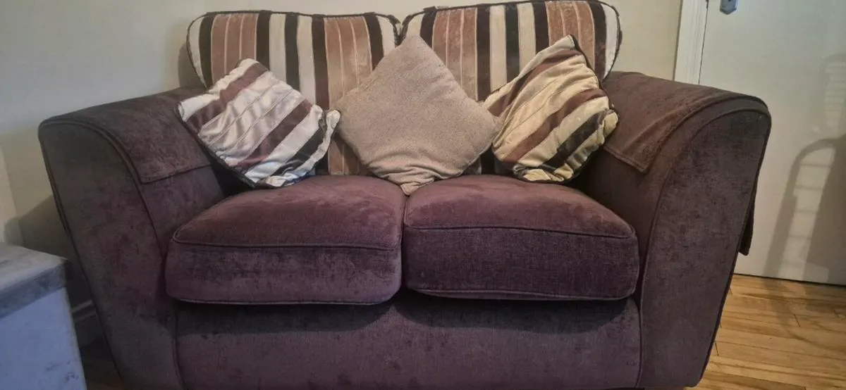 3 + 2 seater fabric sofas - Image 1