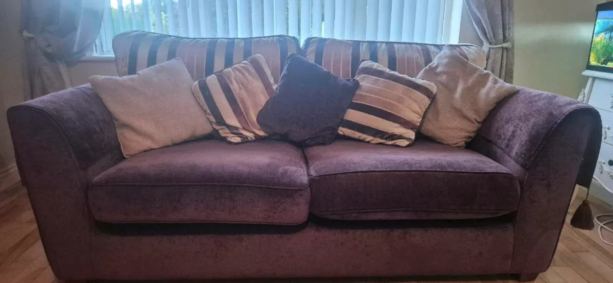 3 + 2 seater fabric sofas - Image 2