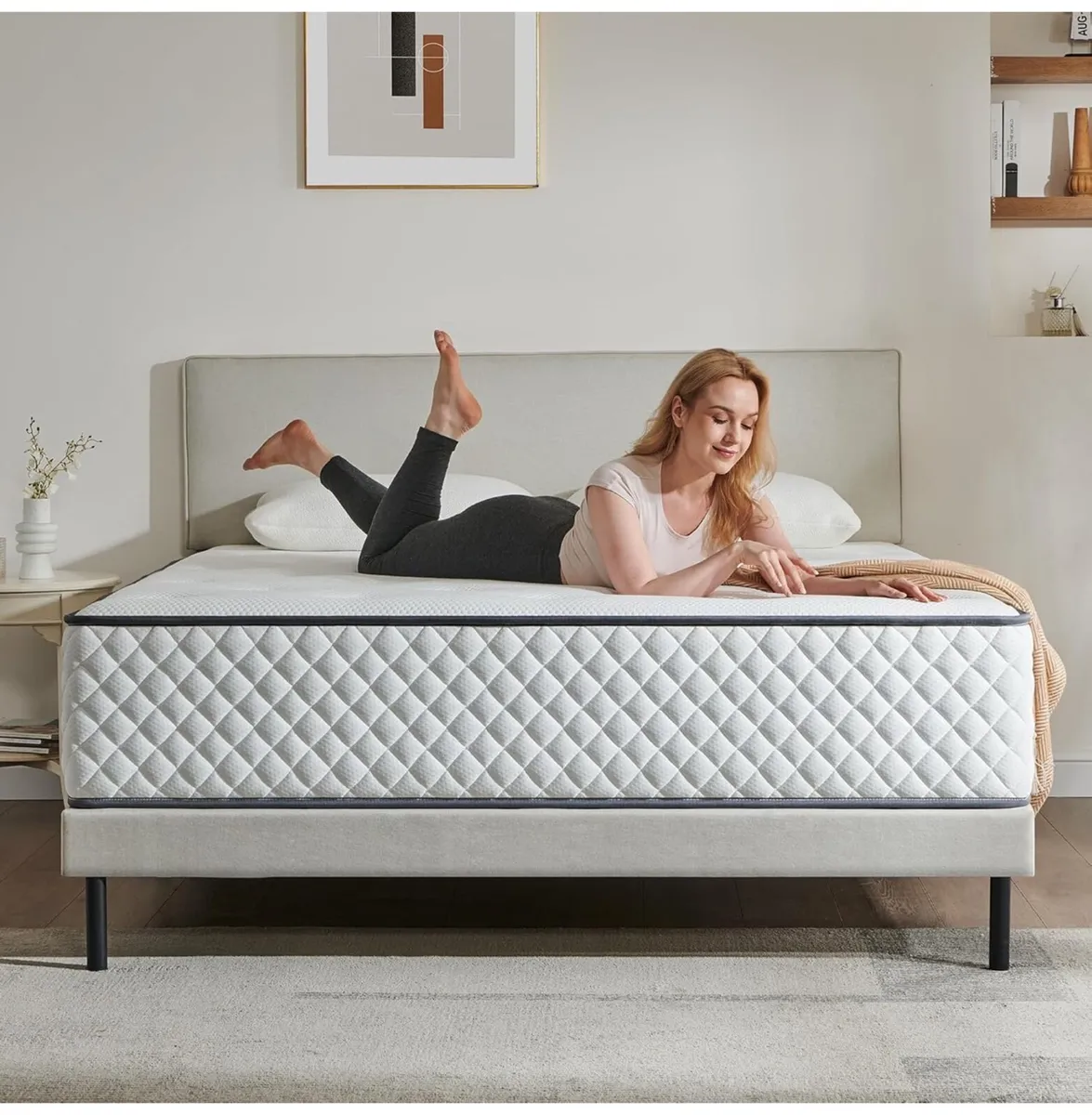 King Mattress  7 Zone Hybrid Pocket Spring Medium- - Image 2