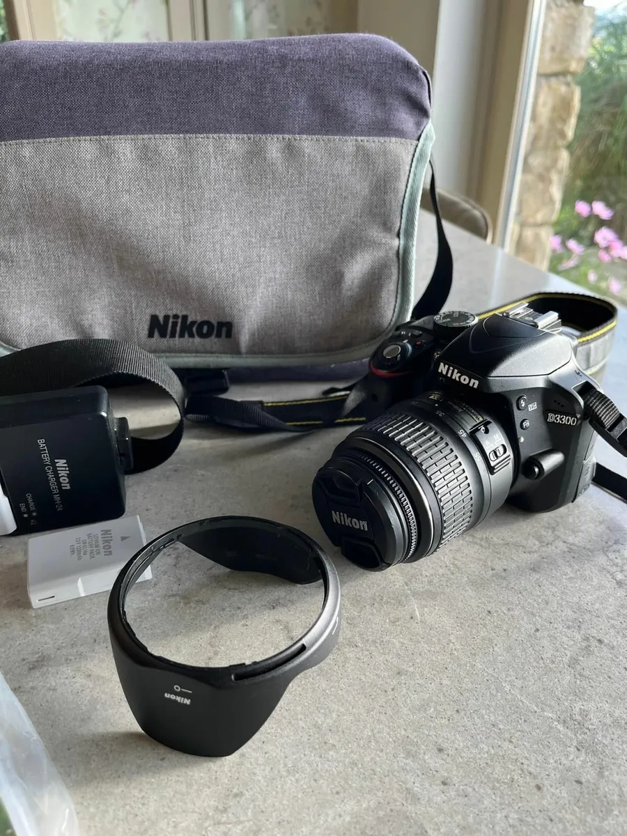 Nikon D3300 DSLR Camera Kit + 3 Lenses - Image 1
