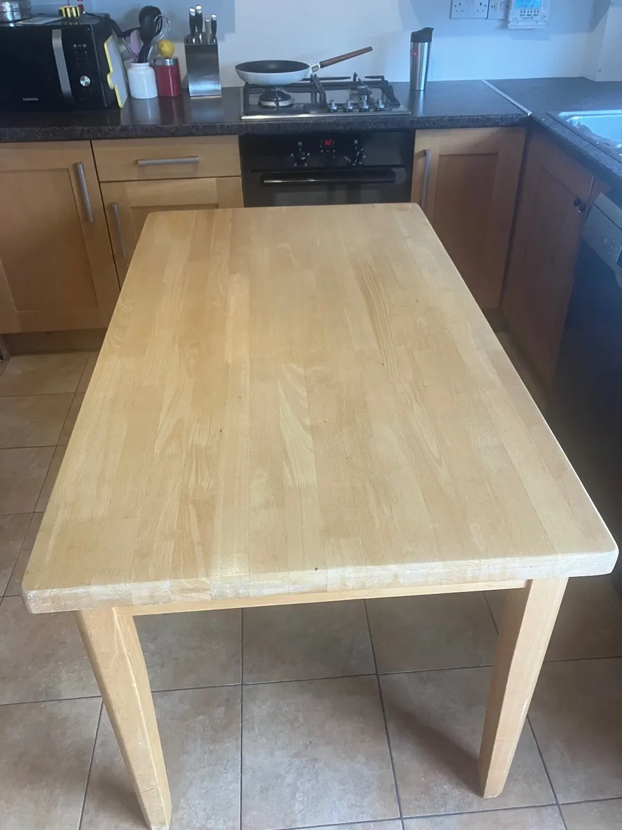 Dining Table Solid Wood - Image 2