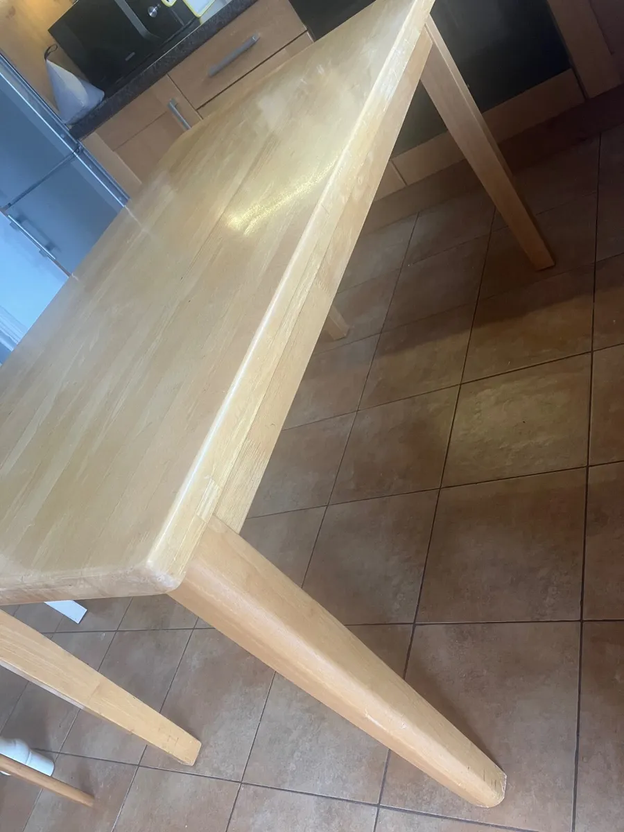 Dining Table Solid Wood - Image 4