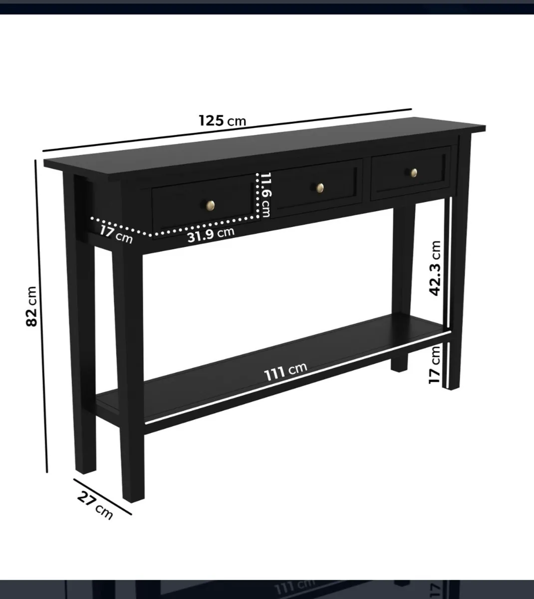 Console  Table for Hallway - Image 2