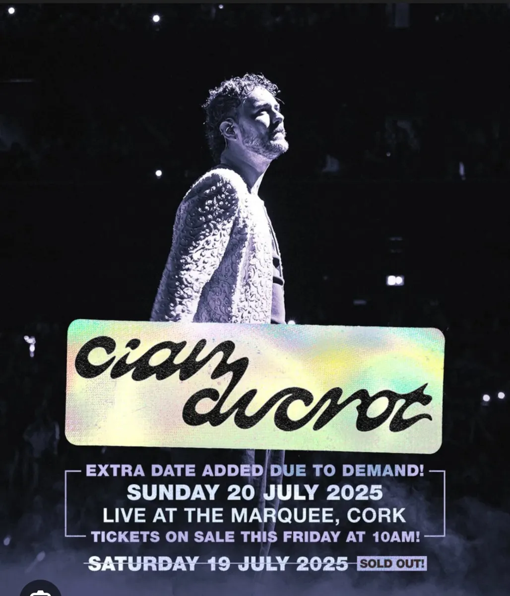 3 Cian Ducrot Marquee collector tickets 19th July - Image 2
