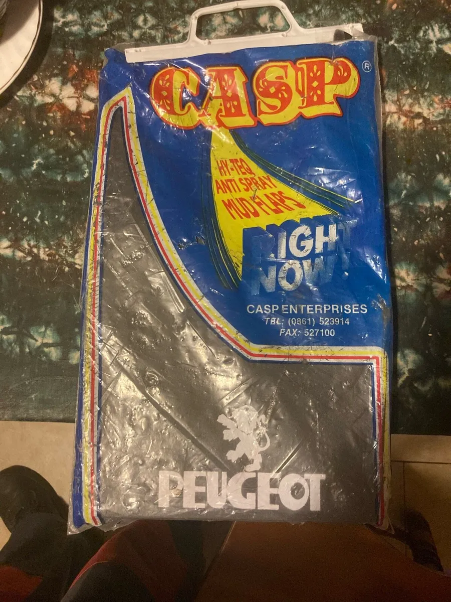 Orginal vintage Peugeot mud flaps new free postage - Image 1