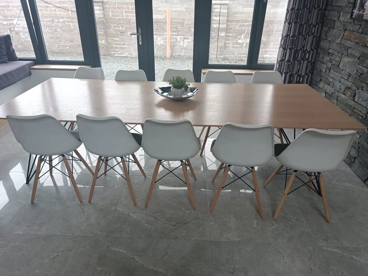 Eames Style DSW dining Chairs & Table - Image 1