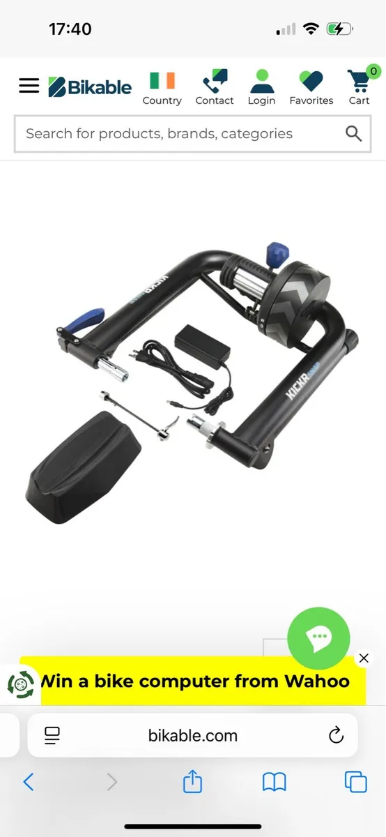 Turbo Trainer Kickr snap - Image 2