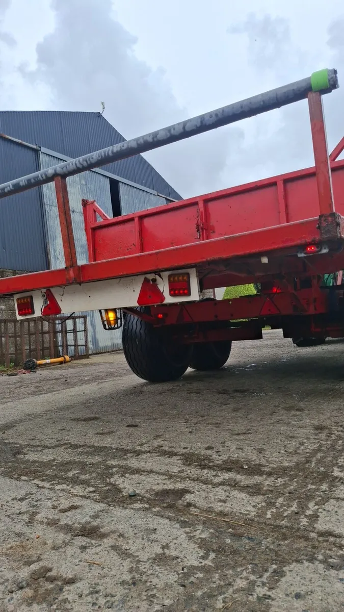 Johnston 14ft tipping trailer/bale trailer/silage - Image 2
