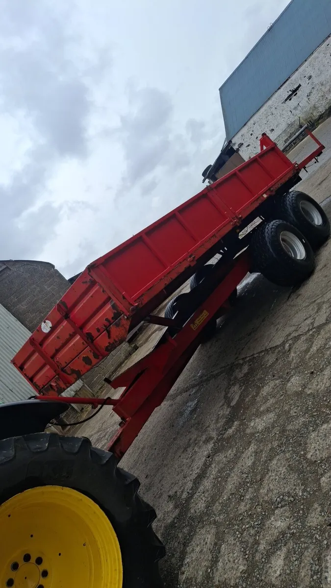 Johnston 14ft tipping trailer/bale trailer/silage - Image 3