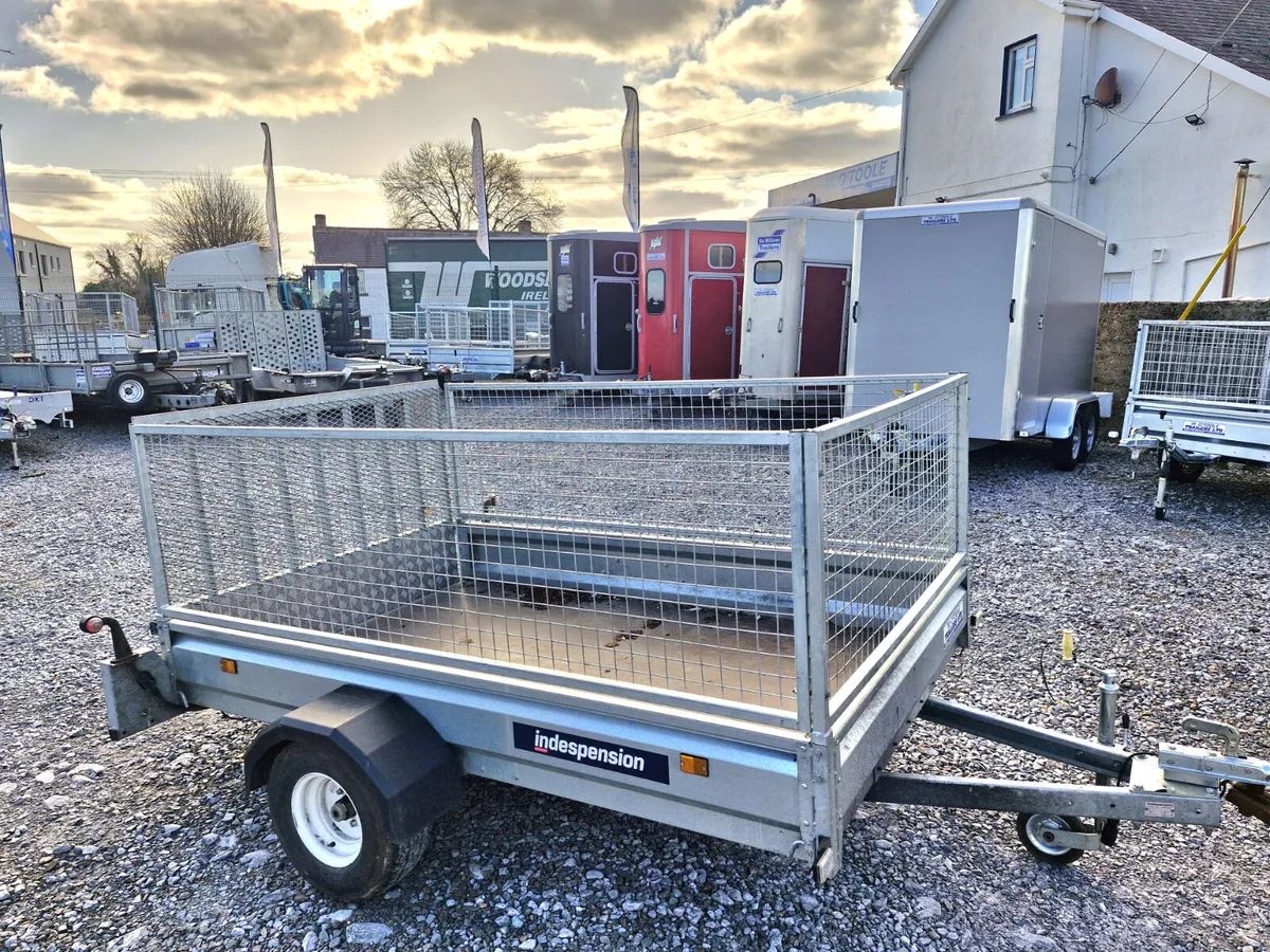 INDESPENSION  8' x 5'  SINGLE AXLE TRAILER - Image 1