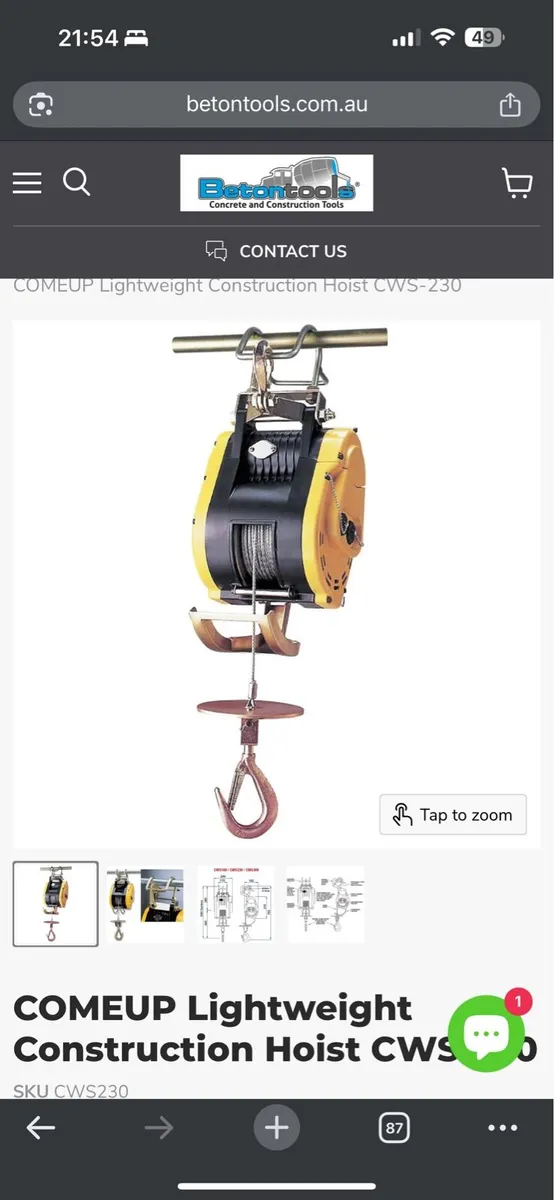 Comeup Hoist - Image 1