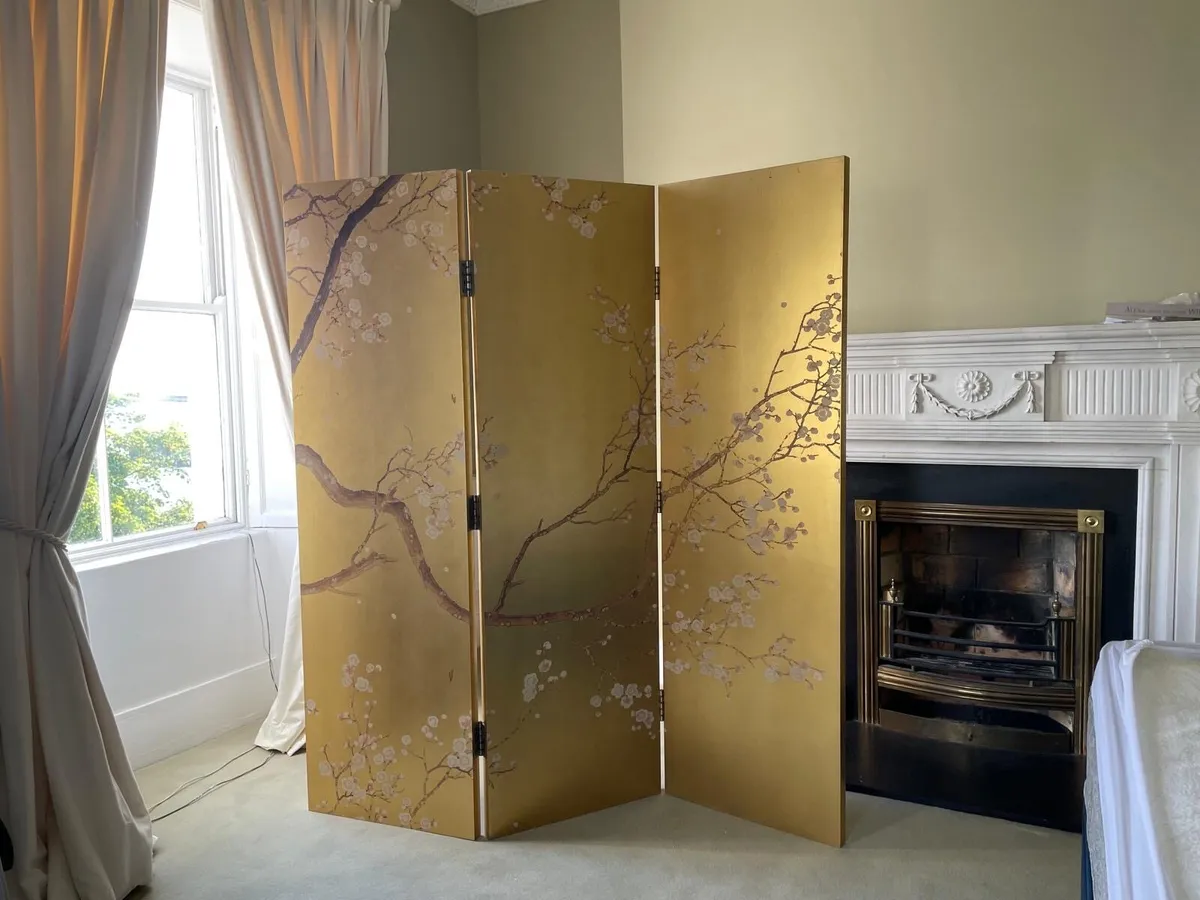 Oriental Folding Room Divider (Coach House) - Image 1