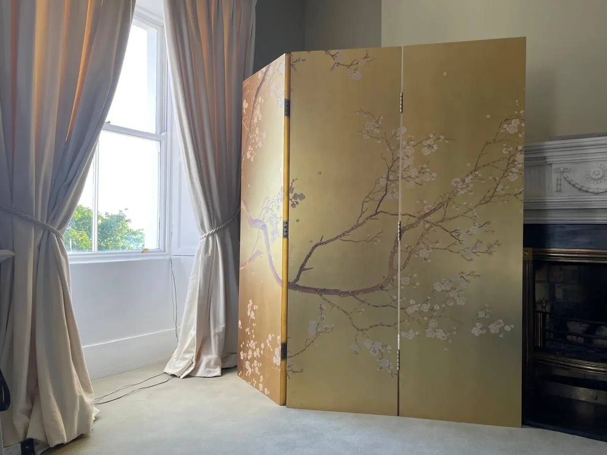 Oriental Folding Room Divider (Coach House) - Image 2