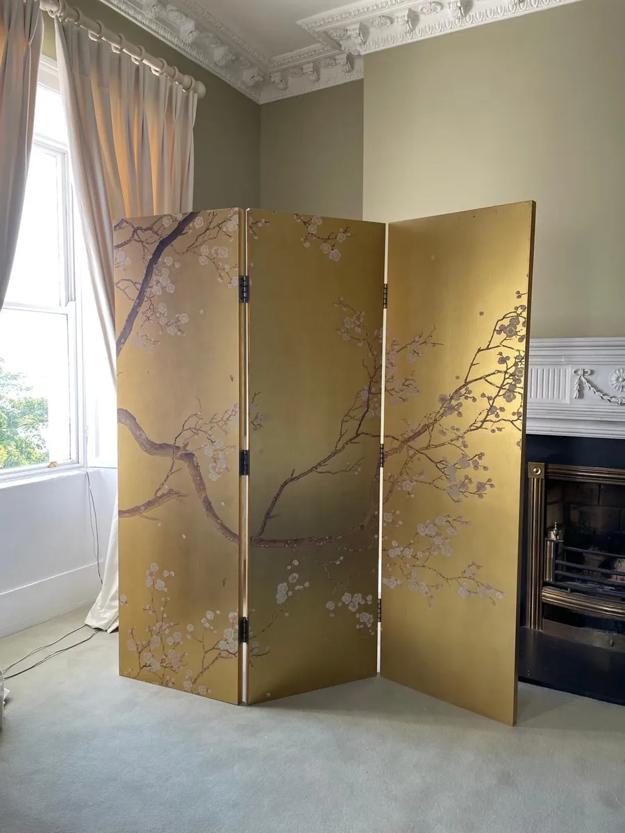 Oriental Folding Room Divider (Coach House) - Image 3
