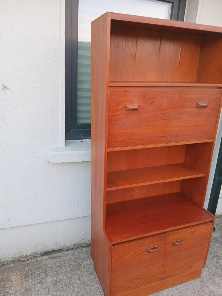 mid century teak cabinet restored - Image 1