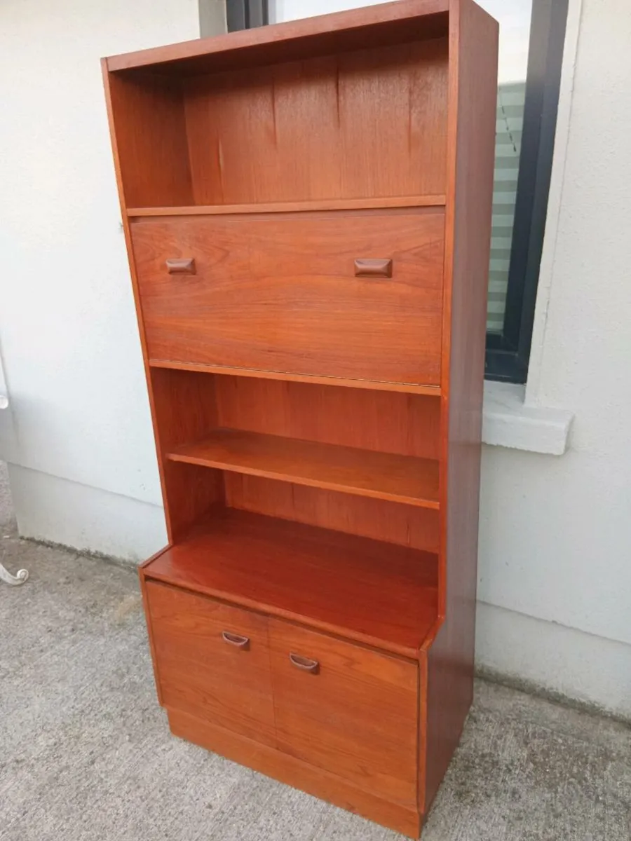 mid century teak cabinet restored - Image 3
