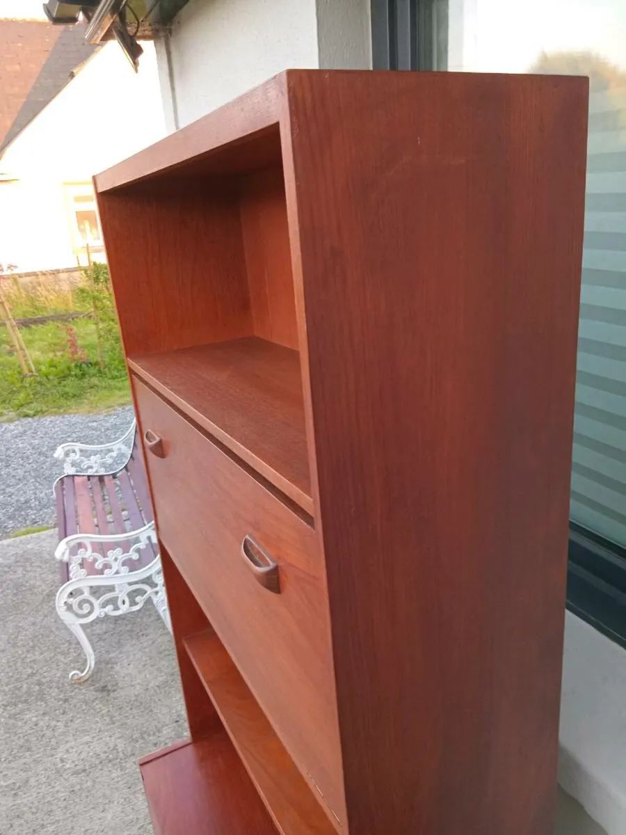 mid century teak cabinet restored - Image 4