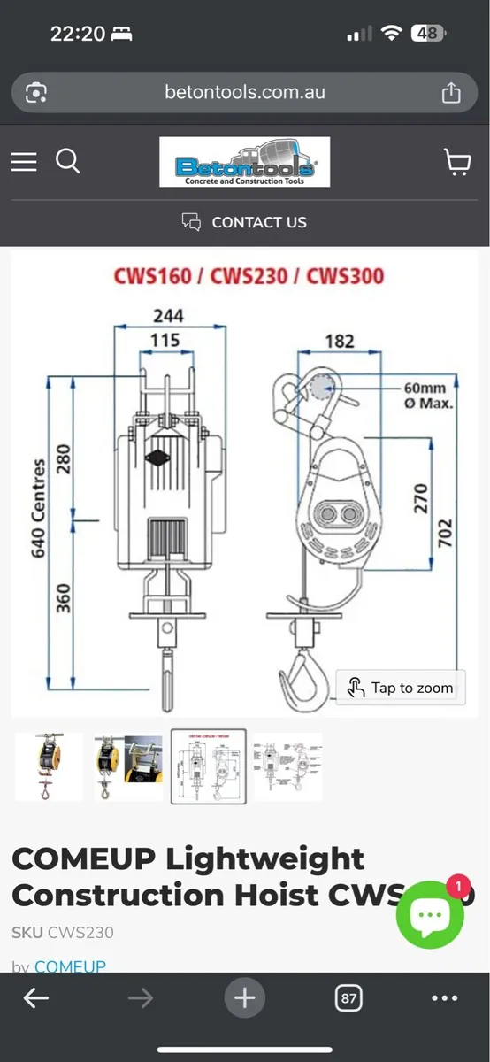 Comeup Hoist - Image 3