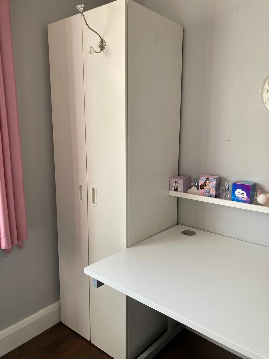 Ikea white bedroom furniture - Image 1