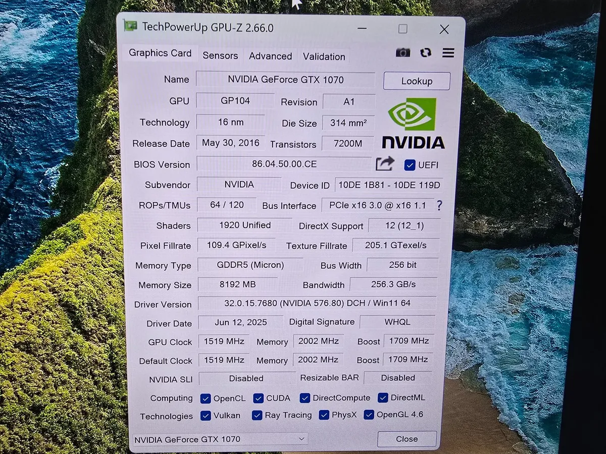 gtx 1070 8GB graphics card - Image 4
