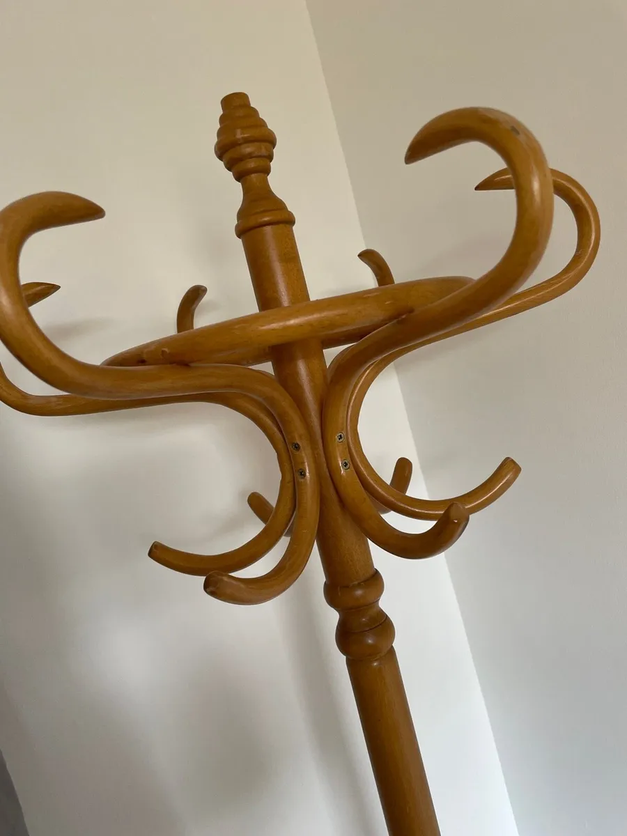 Oak free standing coat hanger/ rack - Image 2
