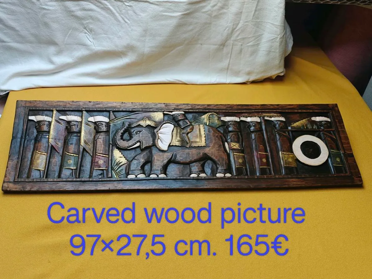 Carved wood pictures, Wall Decoration
