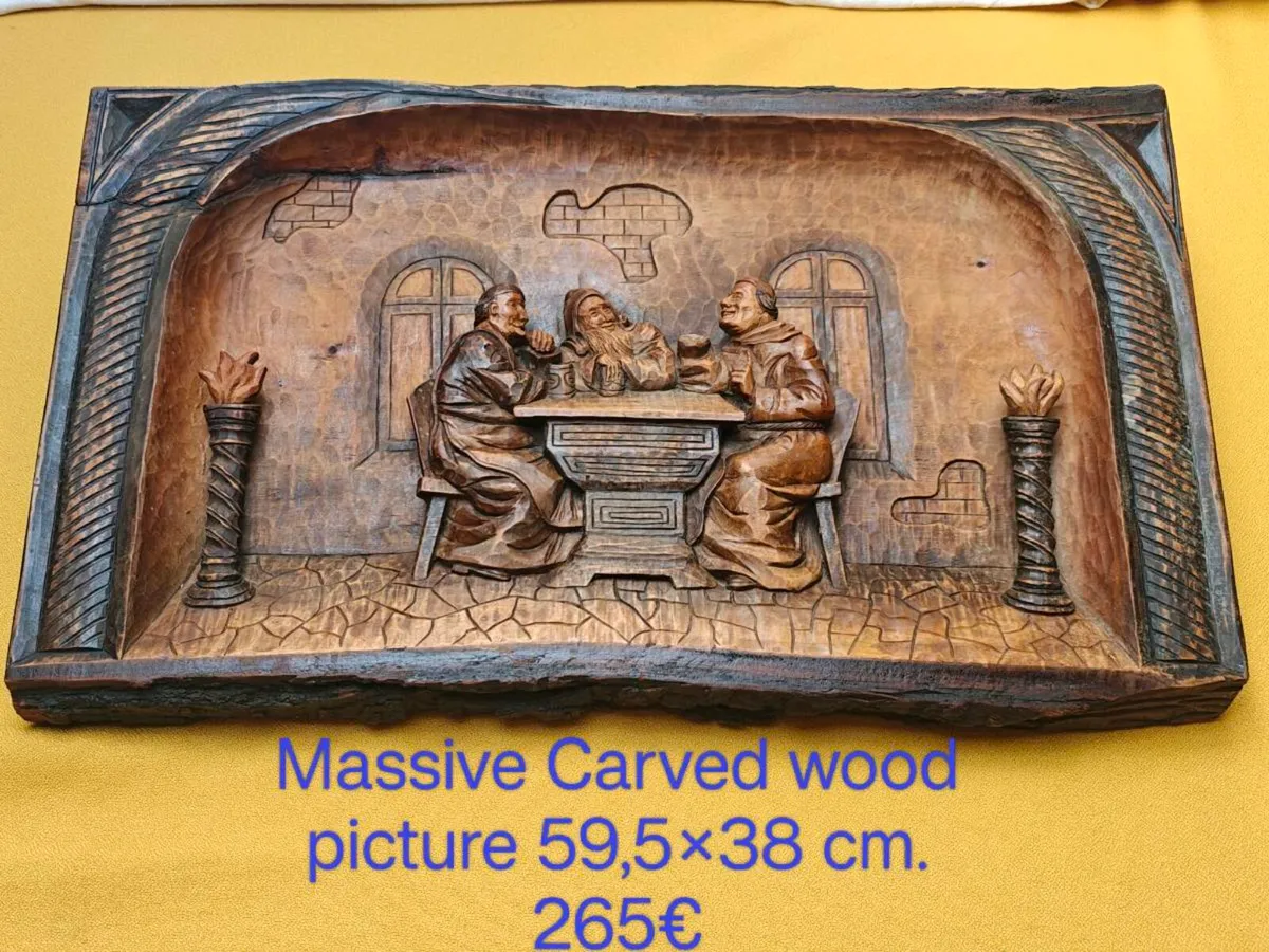 Carved picture, wall decoration