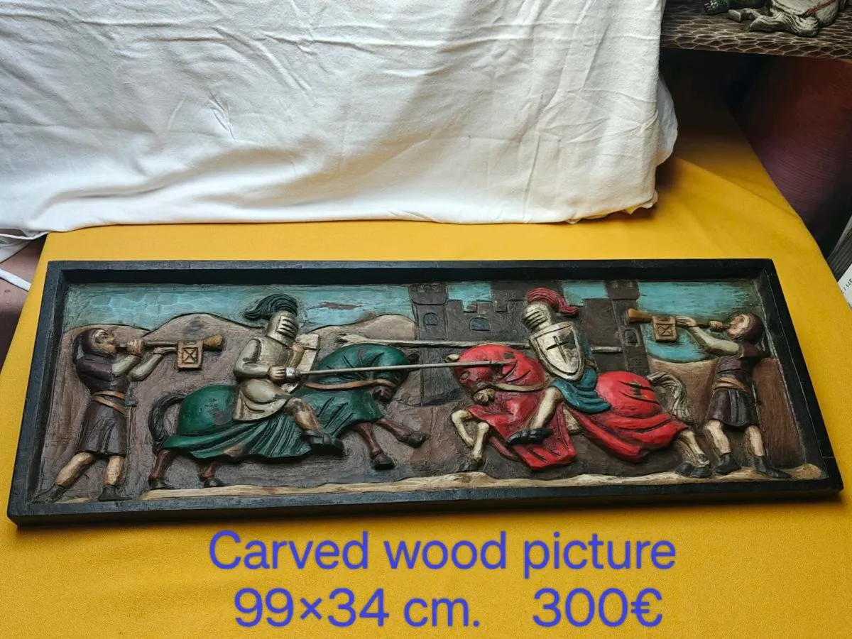 Carved wood pictures, Wall Decoration