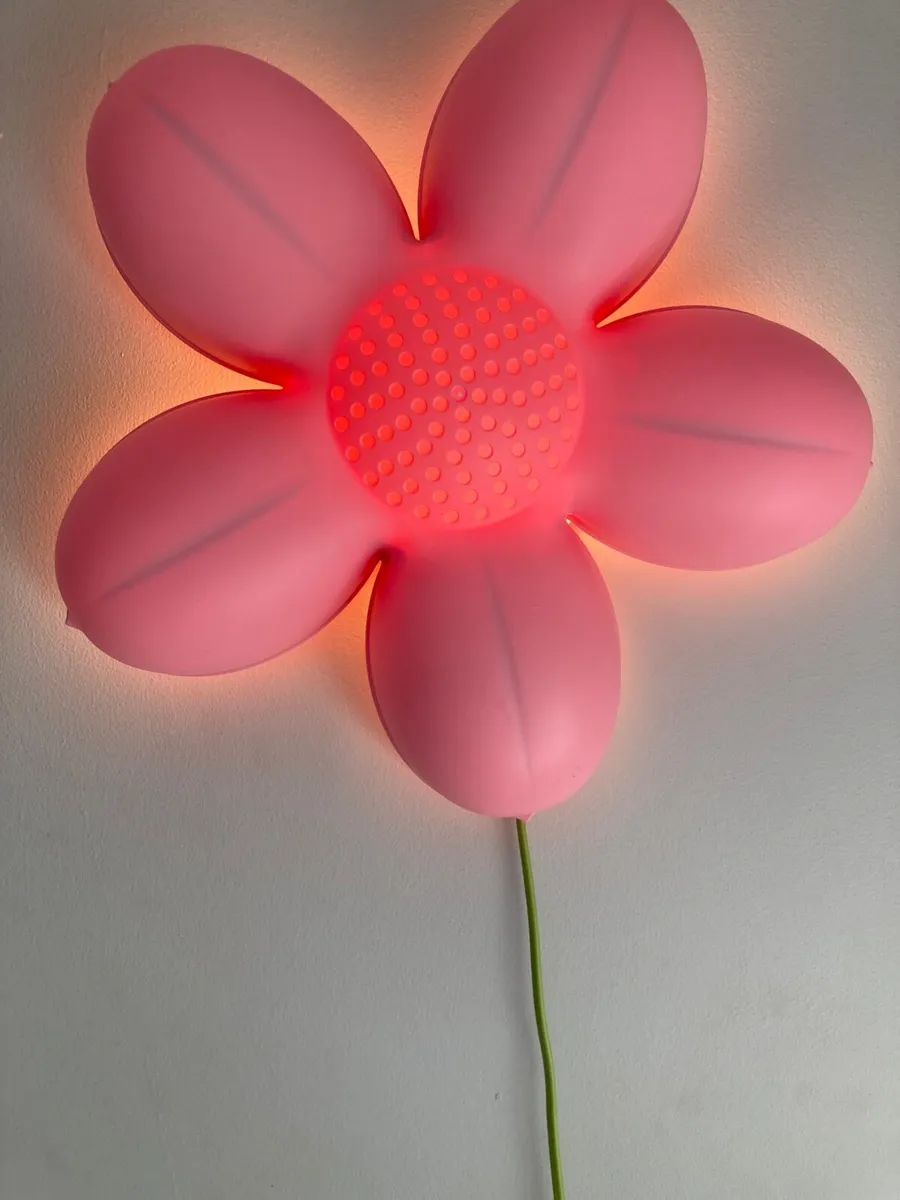 2 x Pink Flower Lights - Image 2