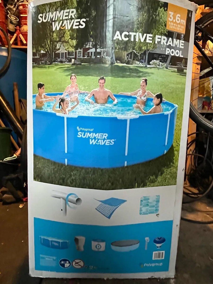 12 Ft metal frame swimming Pool - Image 1