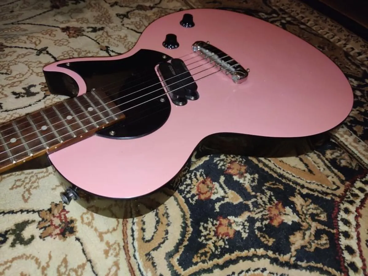 Vintage ZIP Les Paul Junior style in Pink - Image 4