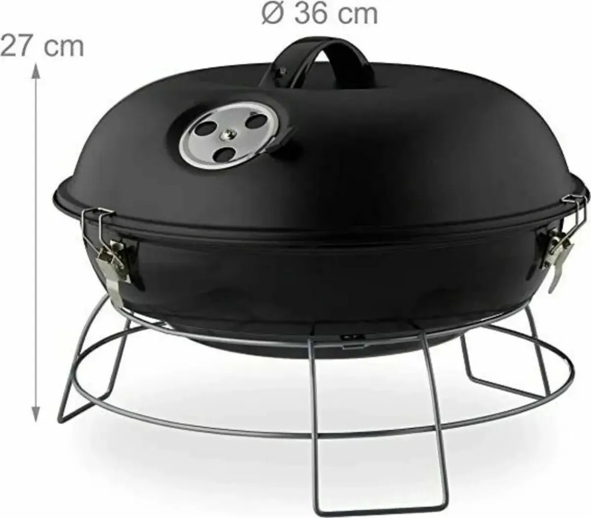 Barbecue Kettle with Lid Portable - Image 1
