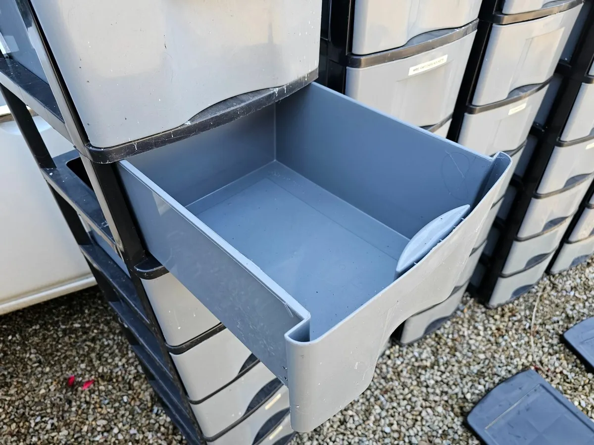 40 plastic drawers adjustable storage boxes - Image 2