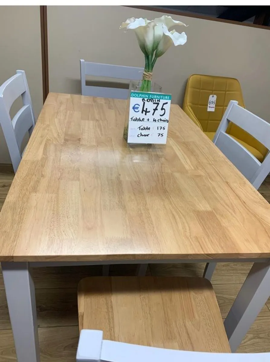 Solid Wood Dining Table Brand New, Never Used - Image 1