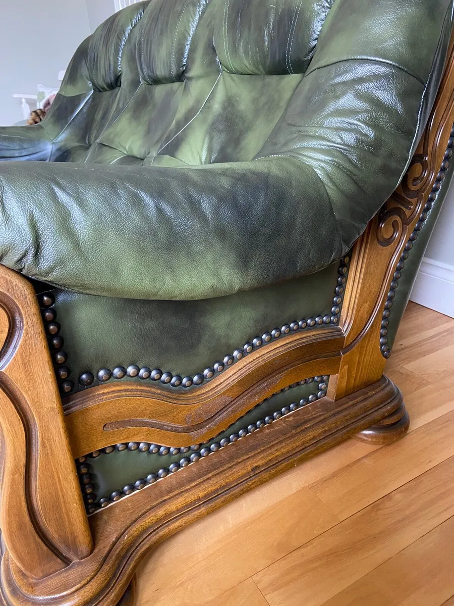 Couch with two armchairs. - Image 3