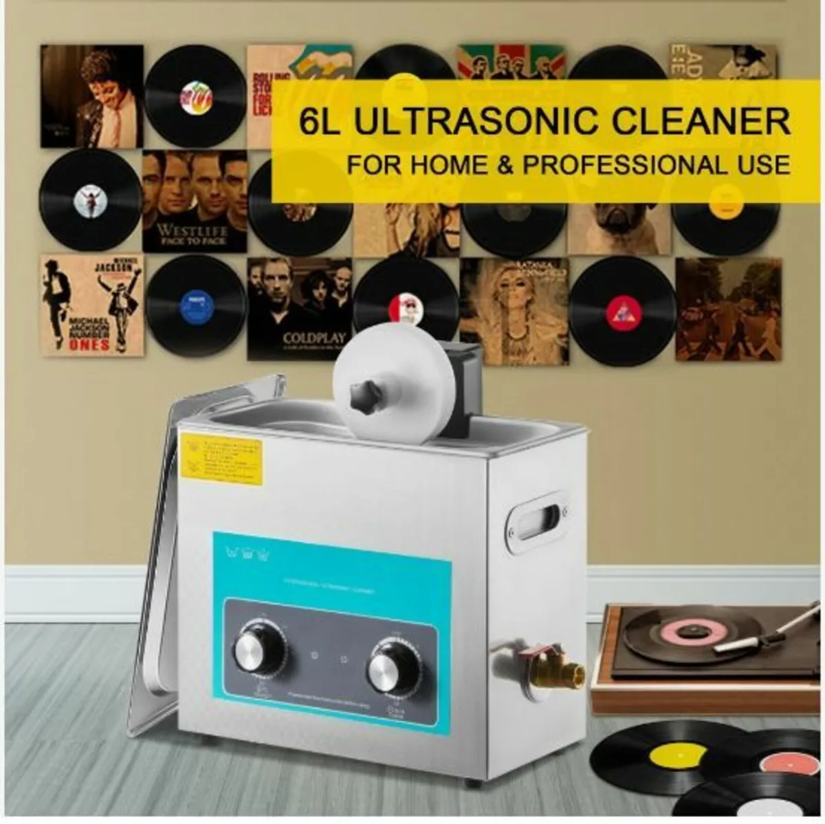 Ultrasonic Vinyl Record Cleaner 6L - Image 2