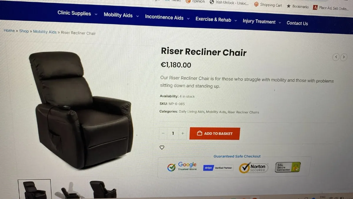 Leather Recliner Chair Reduced! - Image 2