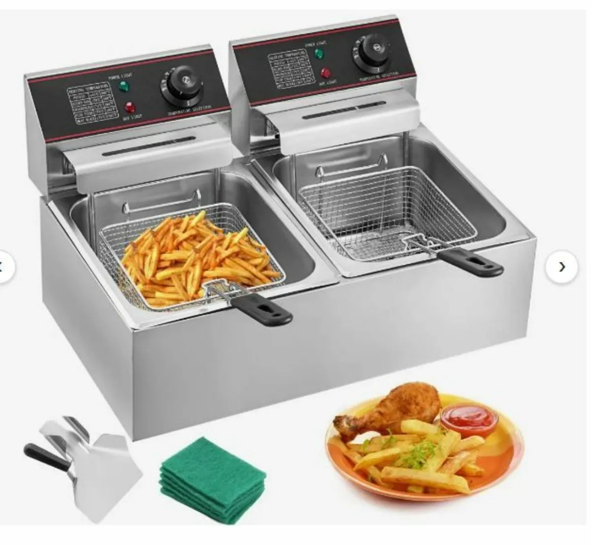 Commercial Deep Fryer 12L Electric Fryer 5000W - Image 1