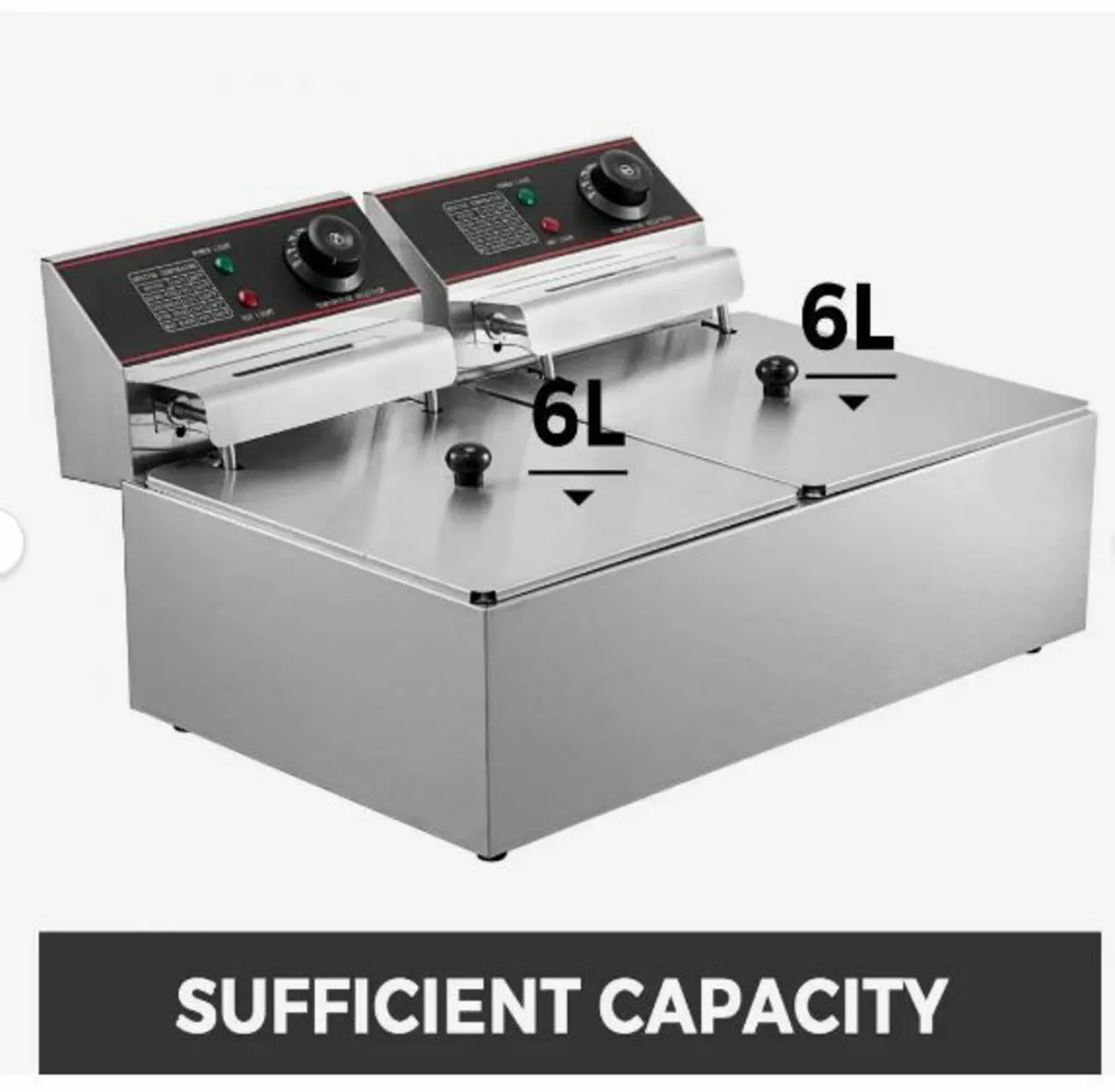 Commercial Deep Fryer 12L Electric Fryer 5000W - Image 3