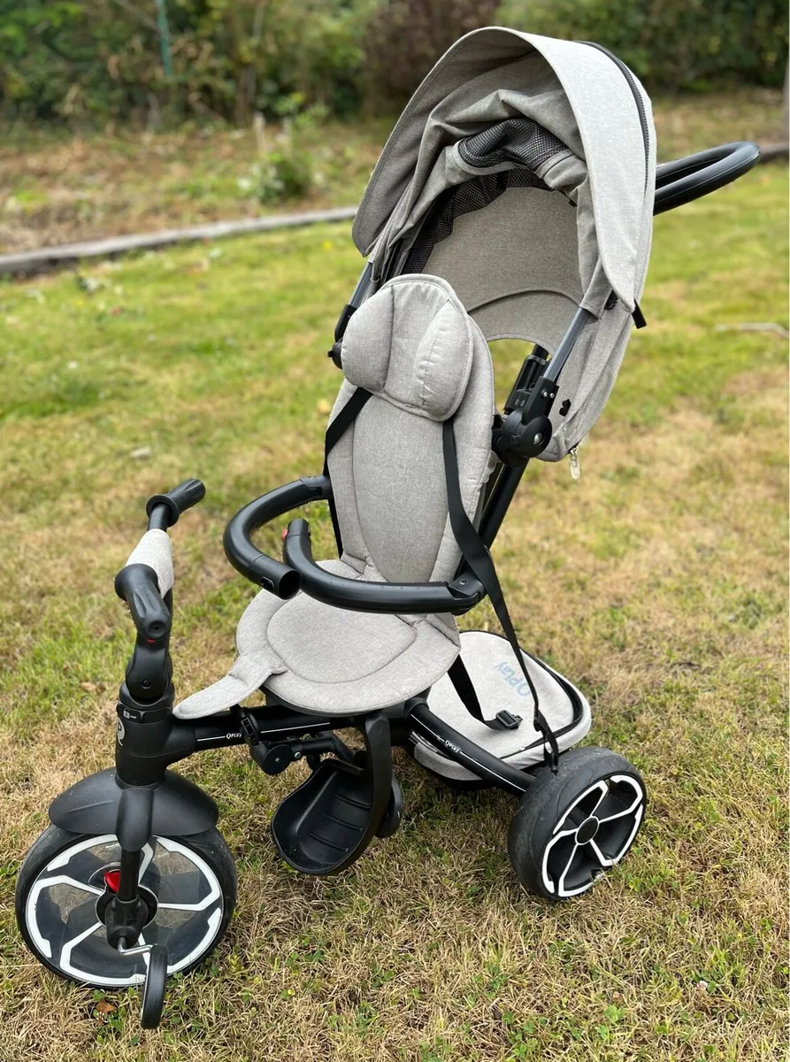 Q play prime 6-in-1 trike grey