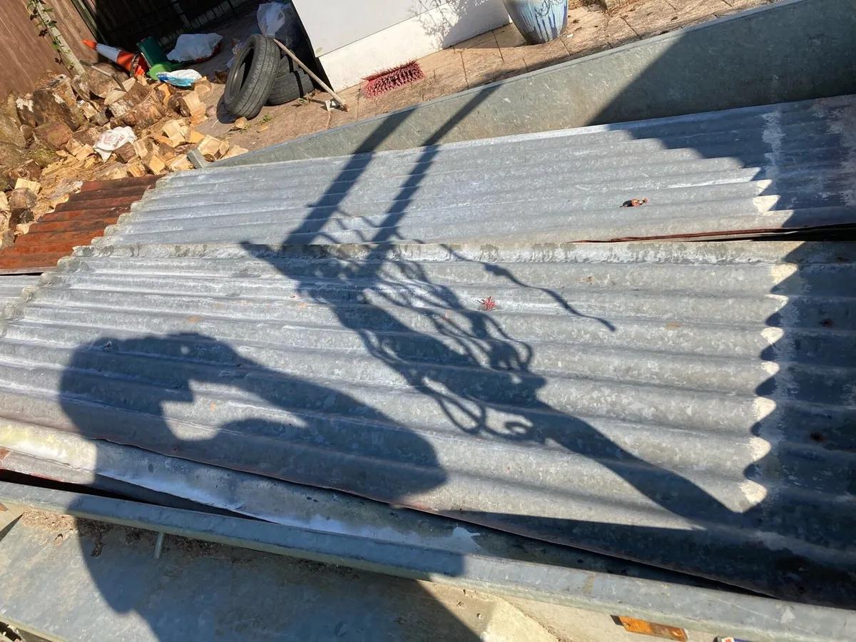 Galvanised roof sheets