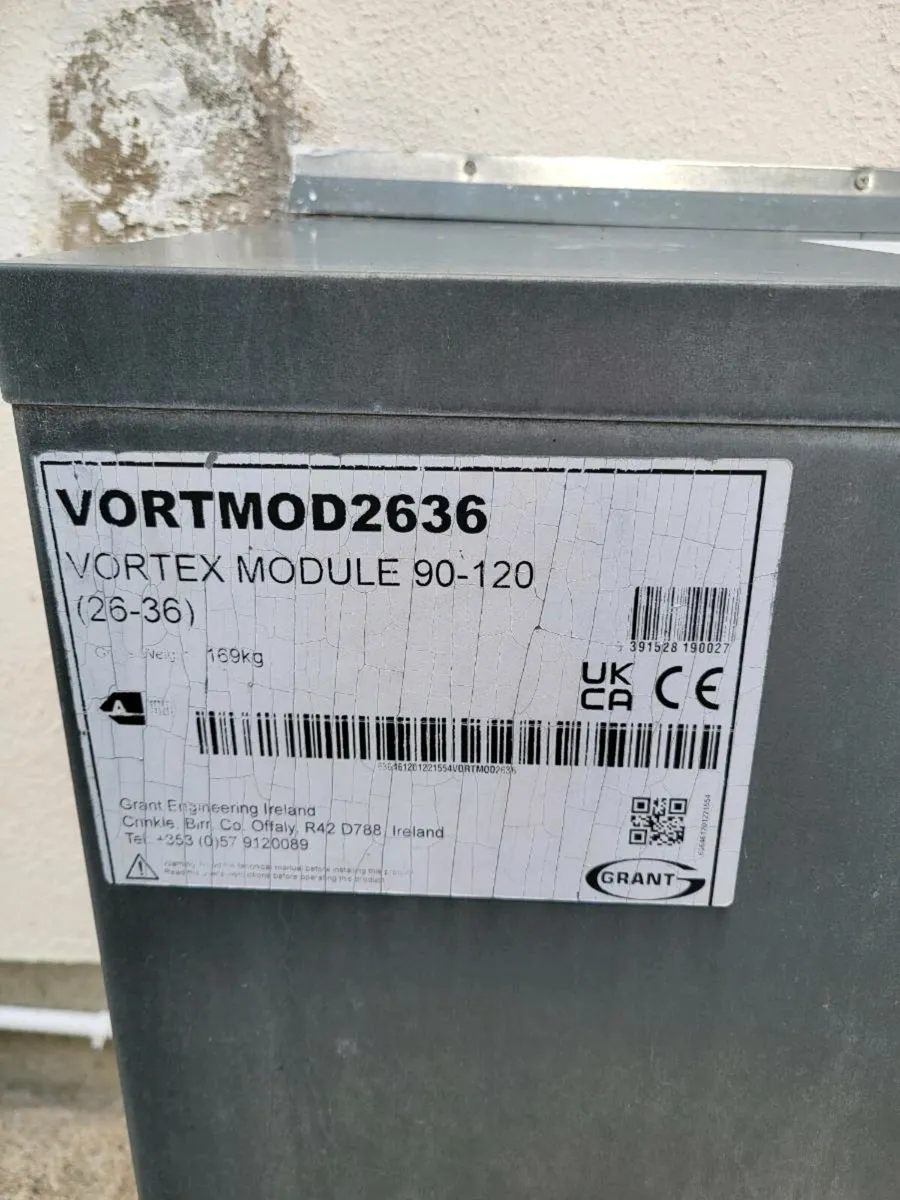 Grant Vortex External Oil Boiler 90-120 (26-36KW) - Image 3
