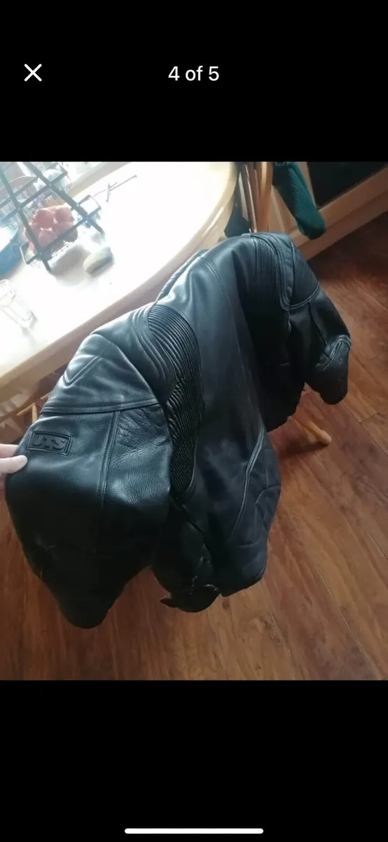 Motorcycle jacket x2 Leather and textile - Image 4