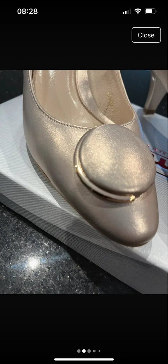 Leather court shoes, Karen Koo - Image 2
