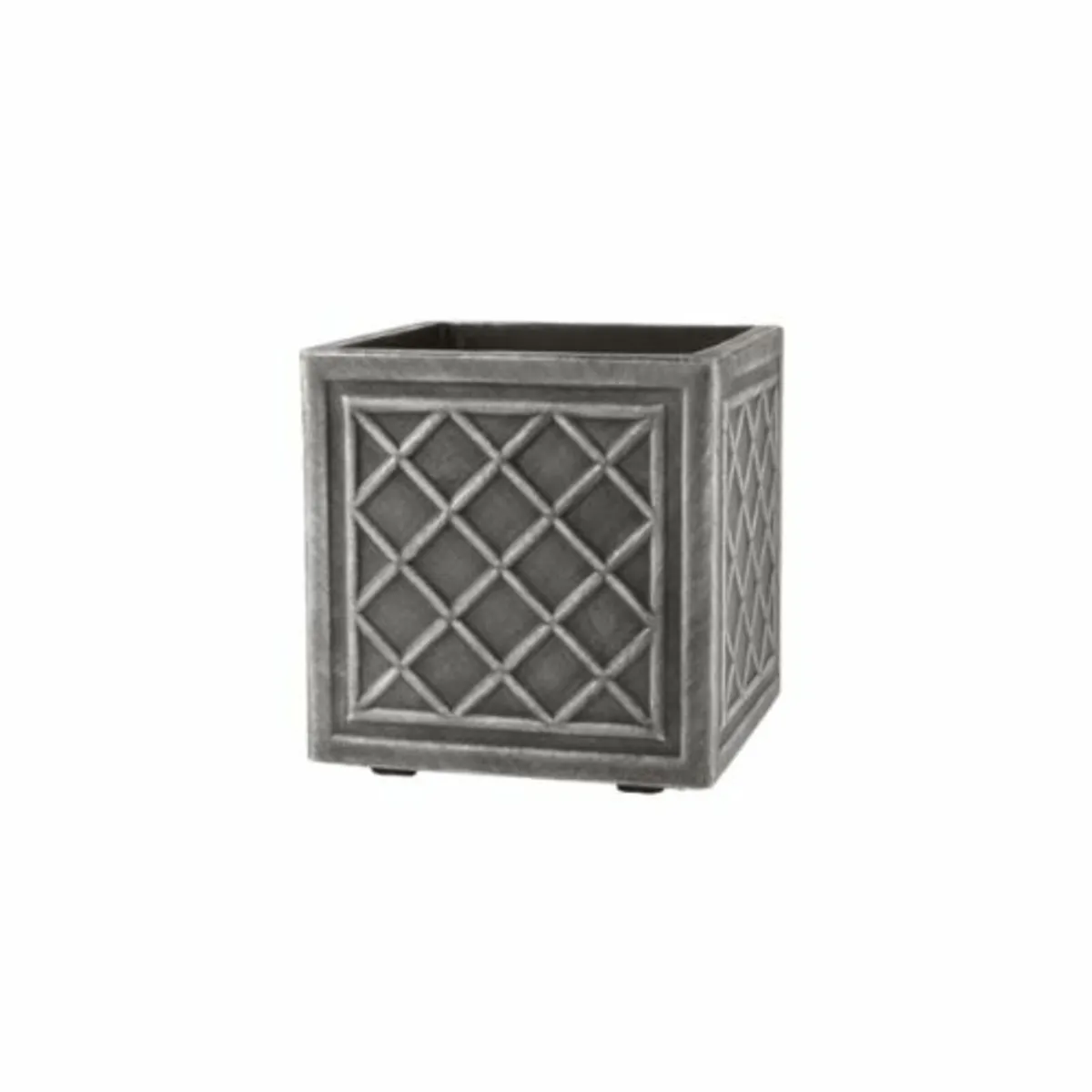 Pots & Planters Lead Effect Square Planter - Image 2